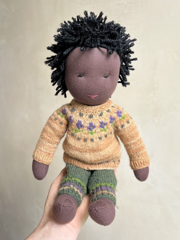 Doll 35cm tall with short dark hair